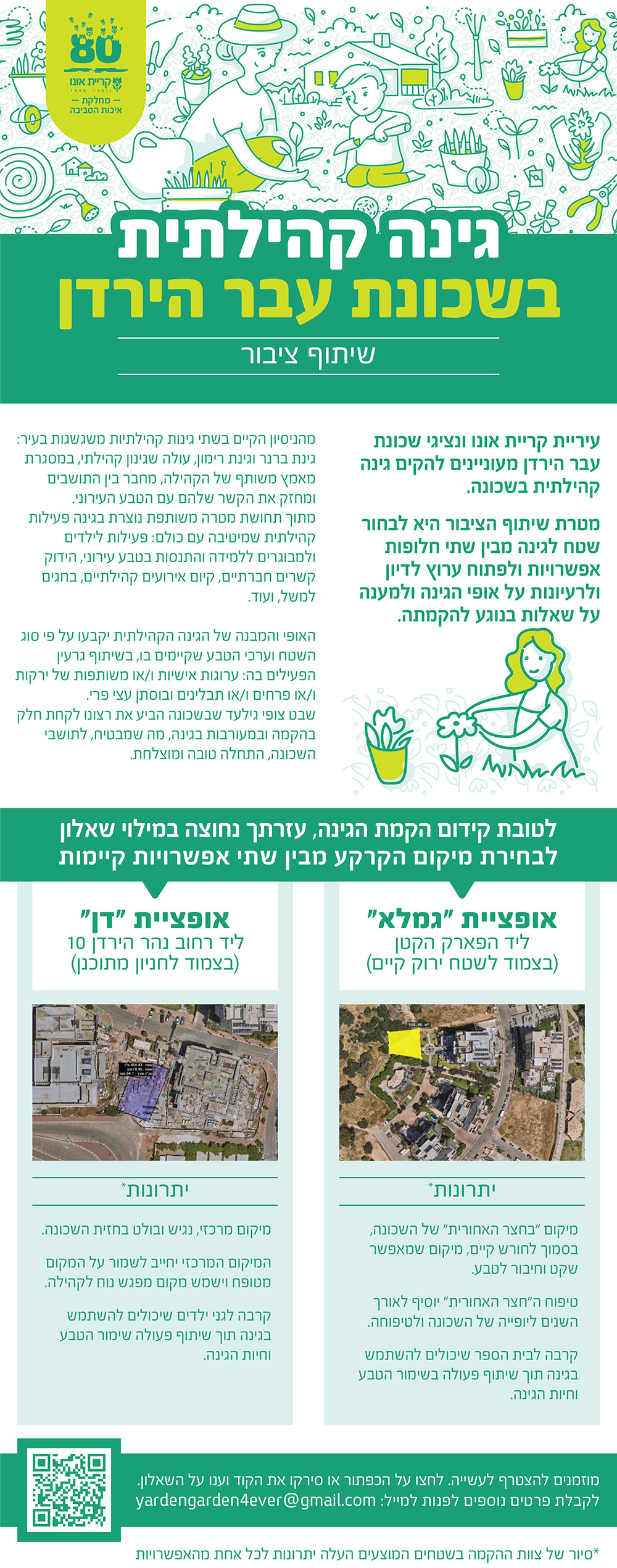 שיתוף ציבור - גינה קהילתית עבר הירדן