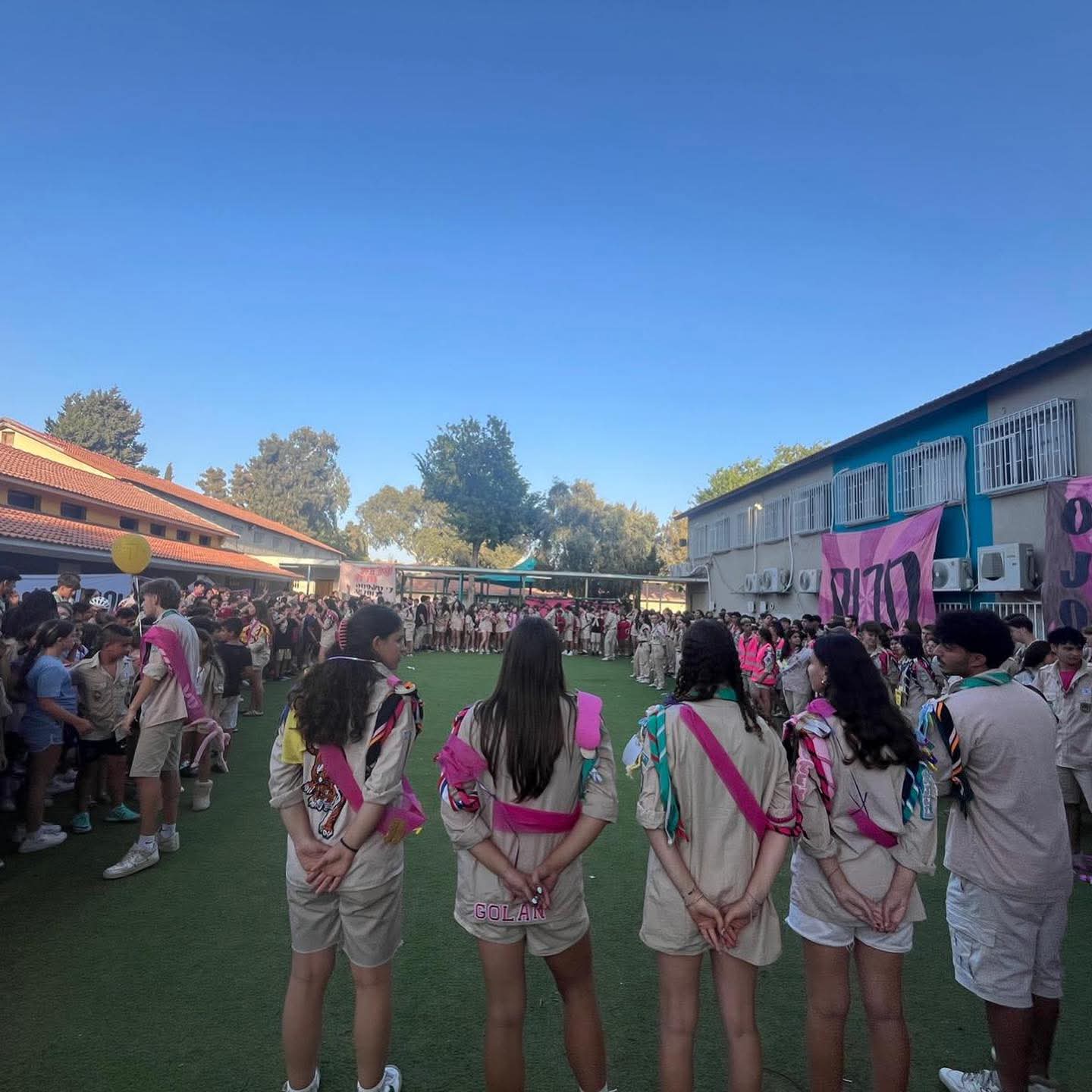 בשורה לשבט מרום בתנועת הצופים בקריית אונו 