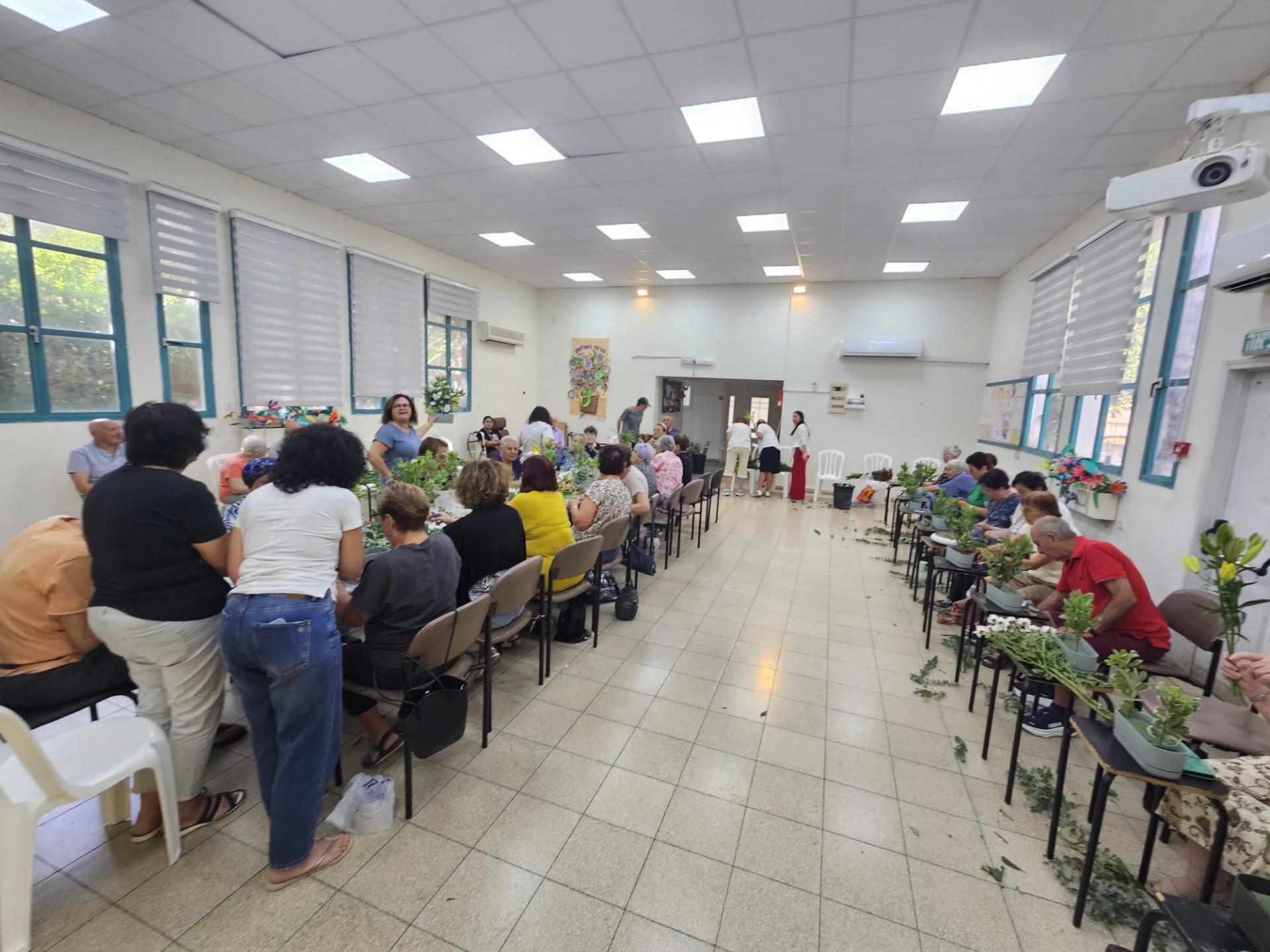 פרחים צבע ותקווה