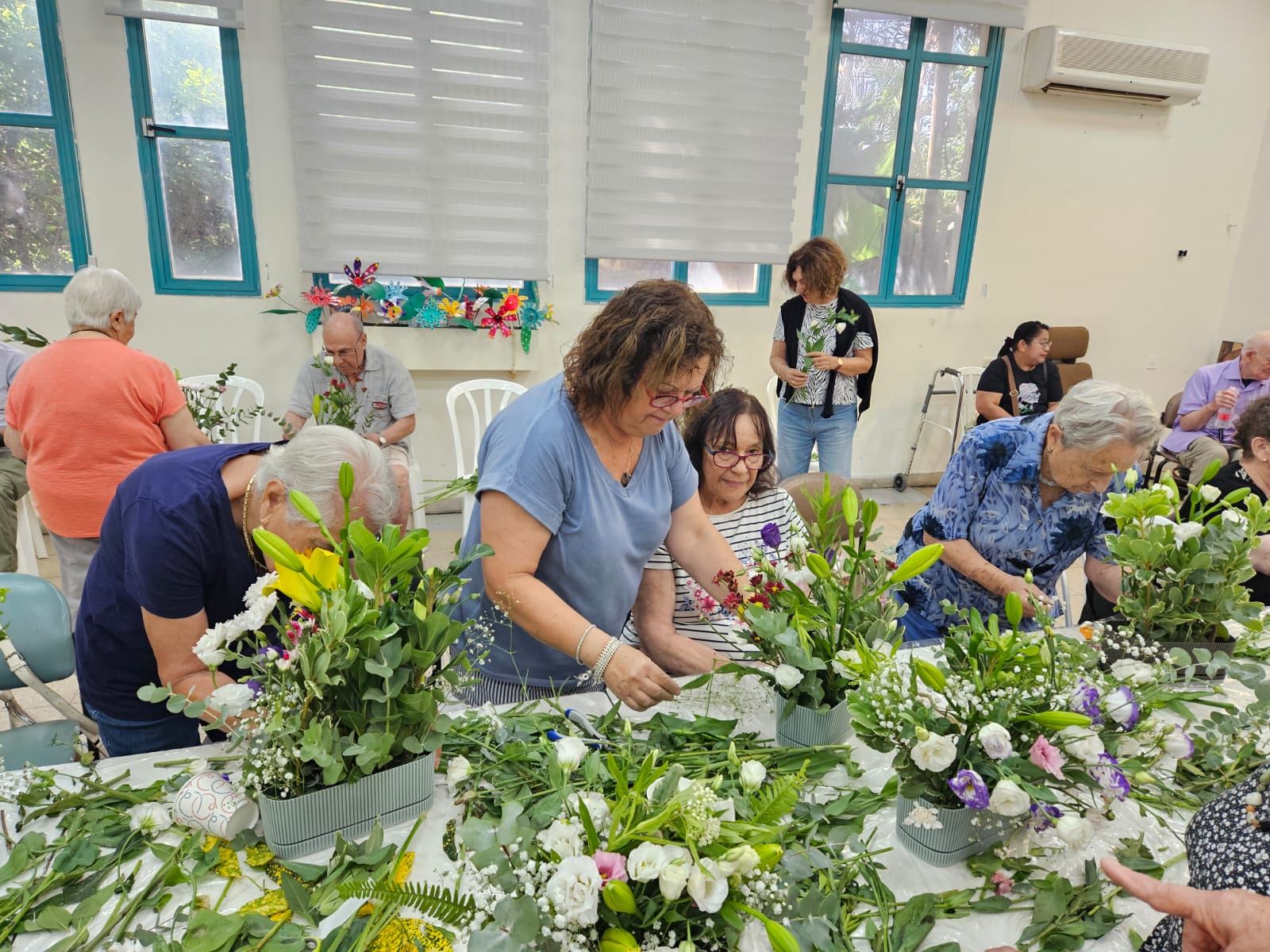 פרחים צבע ותקווה