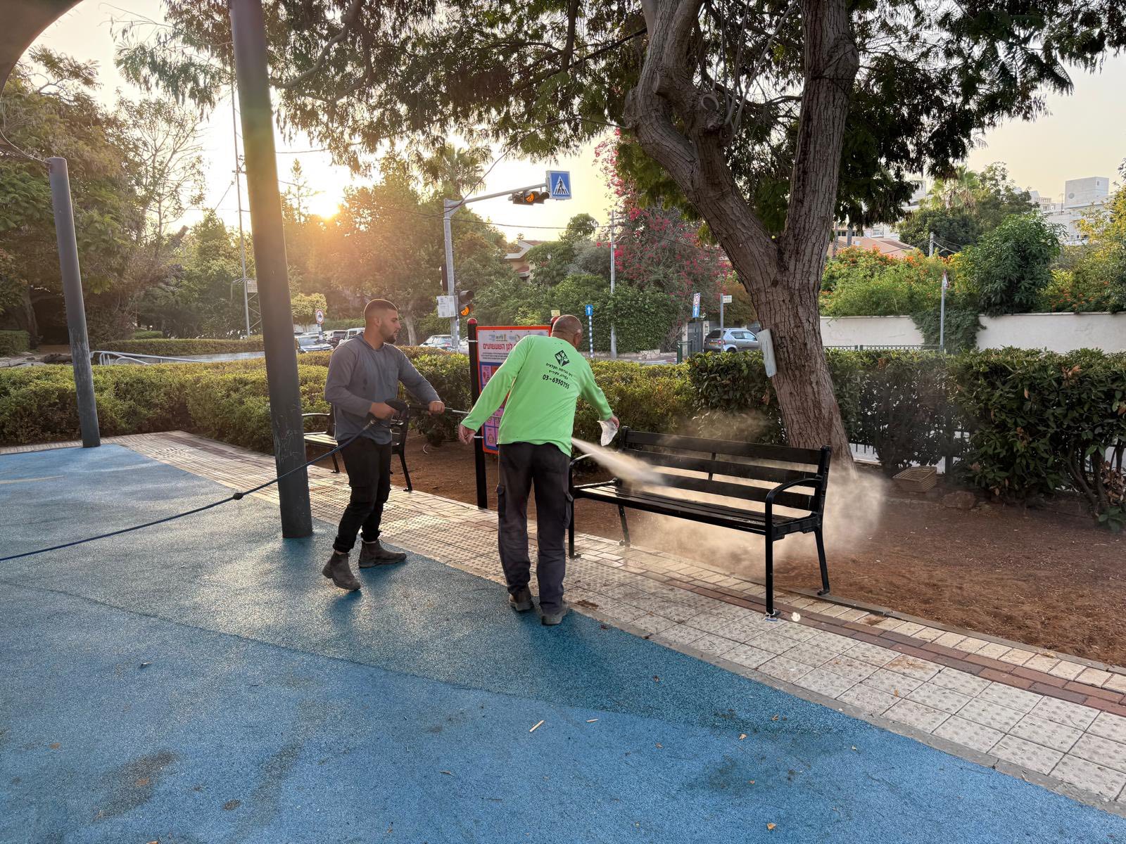 קריית אונו נכנסה לראש השנה נקייה ומטופחת