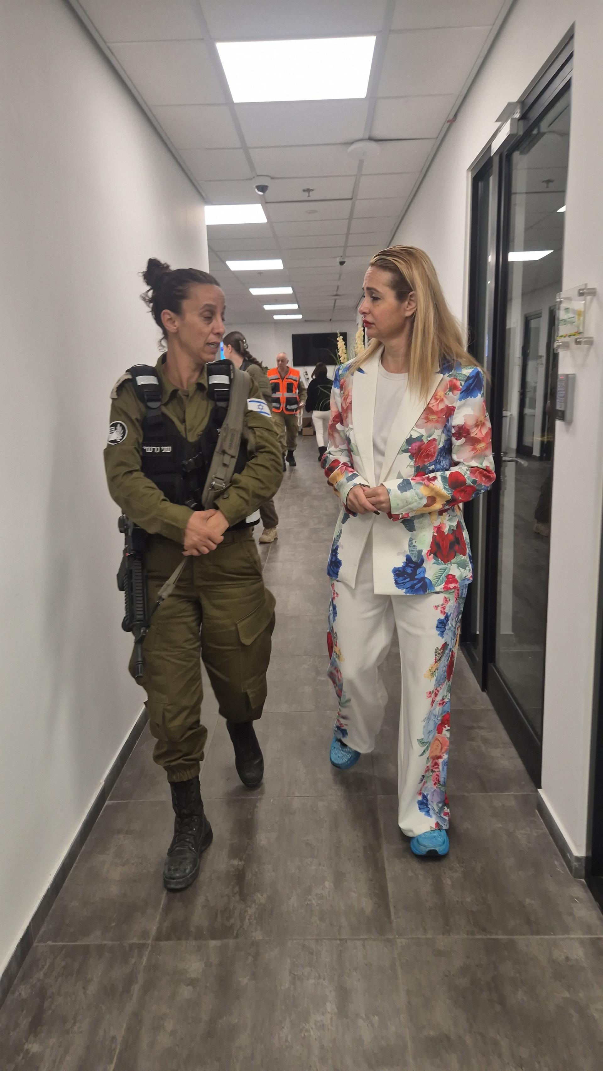 מפקדת מחוז דן בפיקוד העורף ביקרה בחמל קריית אונו