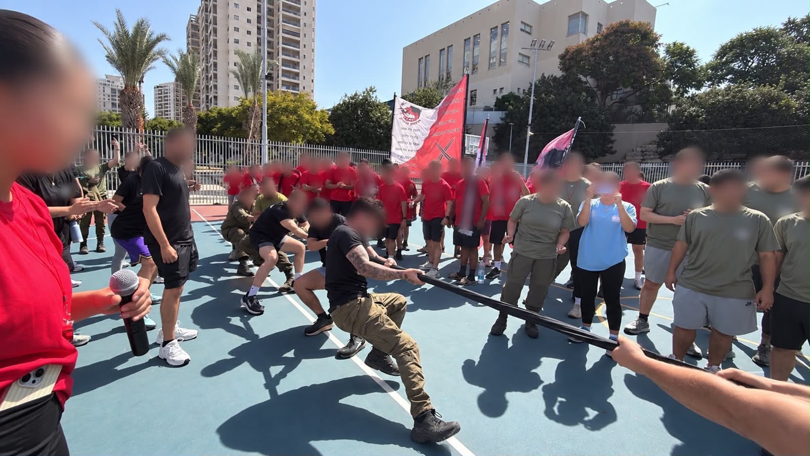 קריית אונו אירחה יום ספורט ללוחמי גדוד דרקון 55