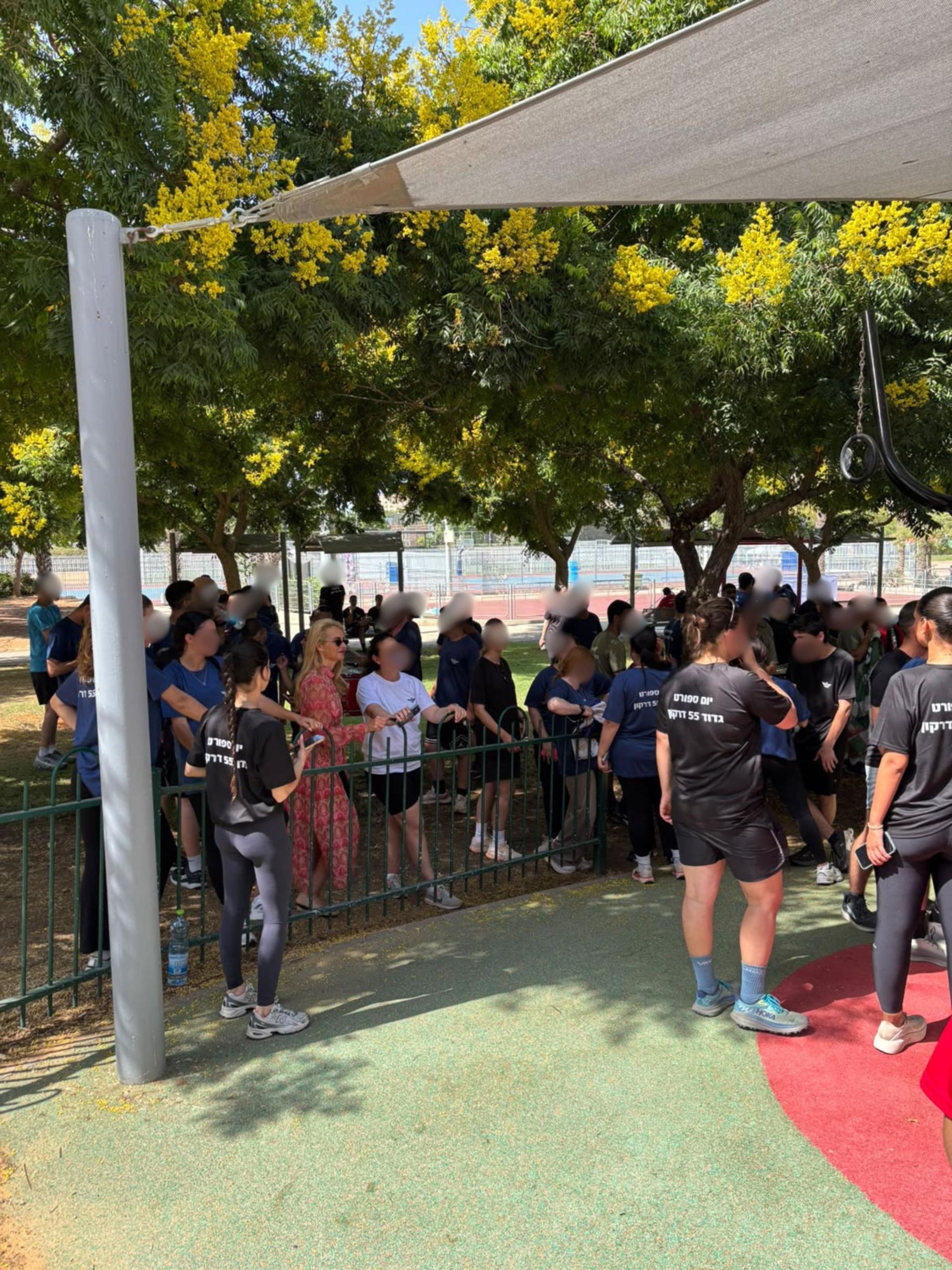 קריית אונו אירחה יום ספורט ללוחמי גדוד דרקון 55